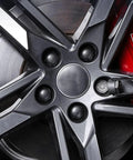 Audi Lug Nut Covers And Wheel Center Caps Kit With Tire Screw Caps 24 Piece Set Plus Disassembly Tool Grey Protects Rims