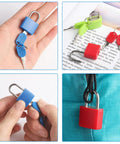 10 Pack Small Luggage Locks With Keys, No Fuss Durable Metal Padlocks For Suitcases, Locker Locks For Travel And School Gym