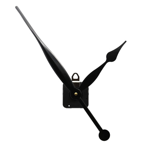 High Torque Quartz Clock Movement Replacement Parts With 350 mm Long Spade Hands, Heavy Duty, Long Shaft Design, Fits 4 To 8 mm Clock Panels, Great DIY Wall Clock Upgrade