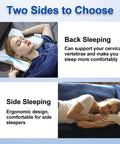 Couples Cuddle Pillow With Memory Foam Arched U Shaped Arm Hole For Travel Rest Office And Bed, back and side sleeping