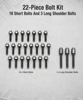 Valve Cover Bolt Kit 22 Pack for 3.0L V6 BMW Engines 2006 2007 325i 330i 525i 530i Z4 OE Replacement Screws for a Snug Seal and Leak Free Performance Today, 19 short bolts and 3 long shoulder bolts