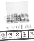 Super Cool 200 Piece Spring Kit Mix With Heavy Duty Extension And Compression Springs For Tough DIY Repairs Automotive Fix Ups, Construction Jobs, Fastening Tasks And Crafting Projects In A Handy Storage Box. 200-piece steel spring assortment in organizer box