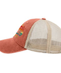 Funny RV Pilot Road Trip Hat For Outdoor Adventures, Camper Vacation Cap With Adjustable Strap, Bright Saffron Color