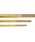Brass Drift Punches Set 3 Piece Non Marring Non Sparking Everyday Shop Tool With 8 Inch 7 Inch And 6 Inch Sizes Smooth Finish