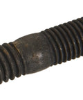 Automotive stud, 3/8 x 2 in, steel with black oxide finish, double-ended threaded, 5-pack for automotive repairs
