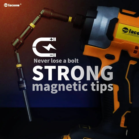 55 Piece Magnetic Impact Nut Driver Set with Deep SAE and Metric Sockets in use with drill, showing pivoting nutsetter.