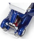 Top view of 1929 Ford Model A Hot Rod Pickup With California Street Chopper 1:25 Scale Kit showing open engine and door details.