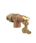 Watts ST750 3/4-inch bronze standard-duty float valve with male NPT inlet/outlet and machined flange