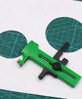 Double Stage Adjustable Rotary Compass Circle Cutter for Paper Cardboard Rubber Vinyl Leather Craft Projects in action