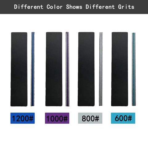 Sanding strips showing different grits in 15 Piece Must Have Basic Hobby Tool Kit For Model Building Gunpla And 3D Printing
