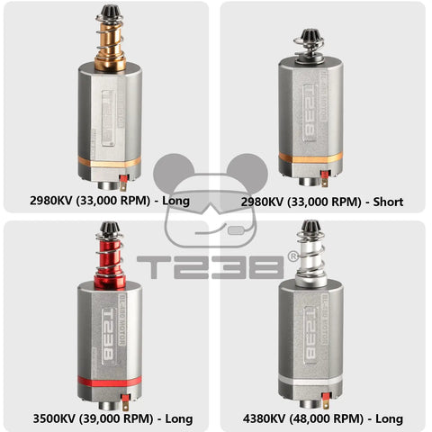 High Torque Brushless Motor For AEG With Adjustable RPM And Ultra High Efficiency Instant Trigger Response in four RPM variants