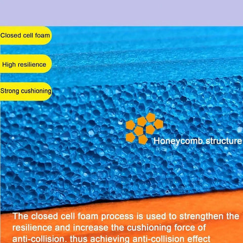 Crush Tough Peel And Stick Garage Wall Protector Foam Column Bumper Guard With Shock Absorbing Padding For Beat Up Cars Drive Bays And Warehouse Corners Easy Install Setup