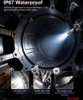 Dual Lens Articulating Borescope With Light Slim Probe And 5 Inch IPS Screen High-Res Imaging For Front And Side Angle Inspections In Engines Pipes And Machinery Time-Saving See Blind Spots And Repositioning Avoided, IP67 waterproof in pipe