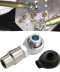 Three Quarter Inch Heim Joint Rod End Kit With Chromoly Joints And Tube For Suspension Steering And Traction Bars Right And Left Hand Thread Steering Joints Panhard Kit Chrome Plated Balls Beefy Rugged Build Smooth Alignment, rod ends and tube