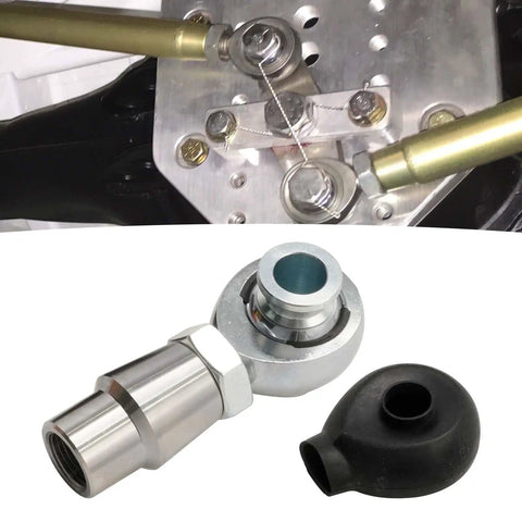 Three Quarter Inch Heim Joint Rod End Kit With Chromoly Joints And Tube For Suspension Steering And Traction Bars Right And Left Hand Thread Steering Joints Panhard Kit Chrome Plated Balls Beefy Rugged Build Smooth Alignment, rod ends and tube