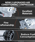 Top Shelf AC Compressor Kit Coupled With Heavy Duty Clutch Slick Cabin Climate Control Rig Tune Up For Chevrolet Cruze 1.8L Cruisers Model Years 2012 Through 2015 Exact Fit upgraded compressor with excellent materials and craftsmanship.