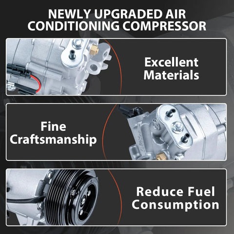 Top Shelf AC Compressor Kit Coupled With Heavy Duty Clutch Slick Cabin Climate Control Rig Tune Up For Chevrolet Cruze 1.8L Cruisers Model Years 2012 Through 2015 Exact Fit upgraded compressor with excellent materials and craftsmanship.