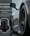 Premium Anti-theft Wheel Lock Lug Nut Set Fits Toyota Celica Es330 Es350 High-strength Chrome And Black Alloy Replacement Hardware Kit With One Custom Key For Secure Tire Protection. Black anti-theft wheel lock lug nut for Toyota wheel, weatherproof metal