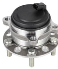 Close-up of FWD Rear Wheel Bearing Hubs Assembly Pair For 2016-2020 Kia Sorento, 2020-2023 Kia Telluride, 2020-2023 Hyundai Palisade With ABS