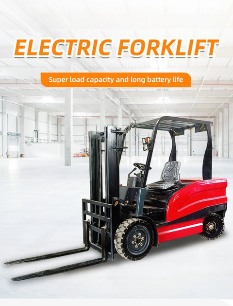 Heavy Duty 2 Ton And 3 Ton Electric Forklift Stacker With Compact Design For Easy Warehouse Material Handling, compact design for indoor use.