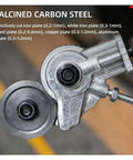 Plate Cutter Nibble Drill Attachment Workhorse for Cutting Iron Steel Copper Aluminum and White Sheet Metal with High Hardness Head