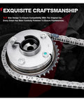 Heavy Duty Timing Chain Kit With Guides For Toyota Camry Highlander RAV4 Sienna Avalon And Venzas 2.5L 2.7L Engine silver alloy chain sprocket
