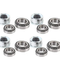 Beefed Up Trailer Wheel Hub Kit With Roller Bearing For 5200 6000 Lb Axles, Dust Proof And Leakage Proof For Marine Trailers