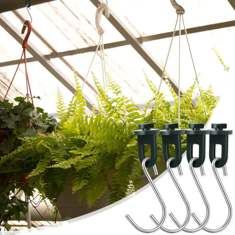 50 Piece Greenhouse Hooks And S Shaped Clips Set For Outdoor Garden Hanging Plants Hangers Netting Shade And Plastic Insulation Easy Install Fixing Clips With Stainless Steel S Hooks