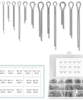 Garage Ready Heavy Duty Stainless Steel Cotter Pin Kit With 420 Pieces Split Pins And Hairpin Style M1 To M3 Assortment
