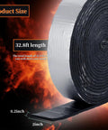 Outdoor Pipe Insulation Wrap Two Inch By Thirty Two Point Eight Feet With Foam And Foil Self Adhesive Tape roll detail