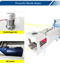 No Sweat Heavy Duty 2 In 1 Heat Shrink Packaging Machine Automatic Film Sealer And Cutter Compact Thermal Tunnel components close-up