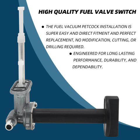 Replacement Fuel Valve Petcock Shut Off Tank Switch for Yamaha Kodiak ATV