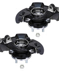 Front Steering Knuckles With Wheel Hub Bearings And All In One Suspension Kit For 2007 To 2010 Hyundai Elantra With Four Wheel ABS
