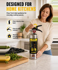 Class K Kitchen Fire Extinguisher Built For Fast Grease Cooking Flare Ups, two pack, 34 fl oz, easy-grip controls.