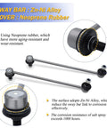 Zinc Nickel Alloy Stabilizer Sway Bar Links with neoprene rubber cover, showcasing corrosion resistance for Toyota Rav4 and Ford Escape.