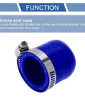 Silicone Hose End Cap 1-1/8 Inch ID 28mm With 3-Ply Polyester Layer for High Temp Engine Coolant Vacuum Seal Turbo Bypass Valve Blue 30mm Beefed-Up Multi-Layer Guard with clamp