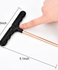 2 Pack Trampoline Spring Pull Tool With T Hook Universal Fit Easy Pull Design Featuring Finger Grooves and Plastic Handle