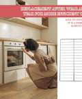 Flat Style Oven Rack DG75-01001C For Range Stove Oven Replacement alongside woman checking oven