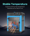 DIY 3D Printer Enclosure Kit for Quiet, Safe Printing with Odor Isolation and High Temp Filament Support (ASA, PC) showcased in use