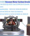 Vacuum Motor Carbon Brushes Replacement For Ametek Lamb 333261 33326-1 4 Pack, Compatible With 116212-09 116336-00 116336-01