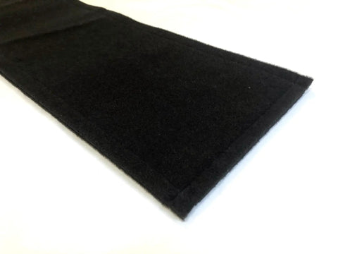 Black Gap Pad For Golf Simulator Frame And Screen Seam Filler That Keeps Gaps Out And Prevents Screen Damage From Floor To Ceiling