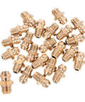 Hydraulic Grease Fittings Kit 25Pcs Set With Straight And Angled Zerk Fittings For Excavator Accessories Pro Grade Grease Fitting Replacement
