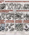 Beefed Up Bolt Kit For KTM And Husqvarna Dirt Bikes Off Road Euro Models 2 Stroke And 4 Stroke OE Style Parts Fits SX F EXC XC XC F