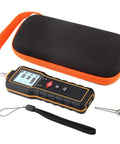 Pro Grade No Fuss Handheld Vibration Tester With Dead On Accurate Acceleration Velocity And Displacement Readings For Industrial Machining Equipment and Machine Shop Diagnostics, with case and sensor.