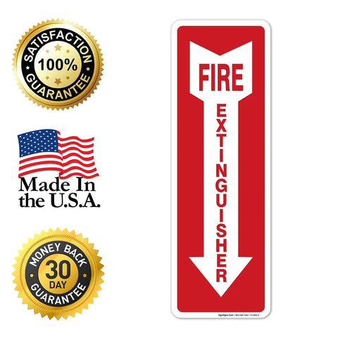 Premium Fire Extinguisher Sign Crafted From Heavy 4 Mil Vinyl That Is Built Real Tough And Holds Up Great Outside Perfect For Warehouse Garage Or Street Wall Where You Gotta Keep Everyone Safe