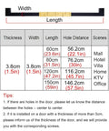 Wood And Glass Doors Entry Door Handle Set Large Double Sided Barn Door Handles With Fittings Push Pull Bar Handle dimensions chart
