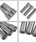 R8 Collet Set 29 Pieces From One Thirty Second To One Inch With Internal Threaded Seven Sixteenths By Twenty UNF Round Spring