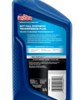 Label of Dual Clutch Transmission Fluid For Smoother Shifts And Anti Shudder Protection, Tough As Nails Anti Wear Formula bottle