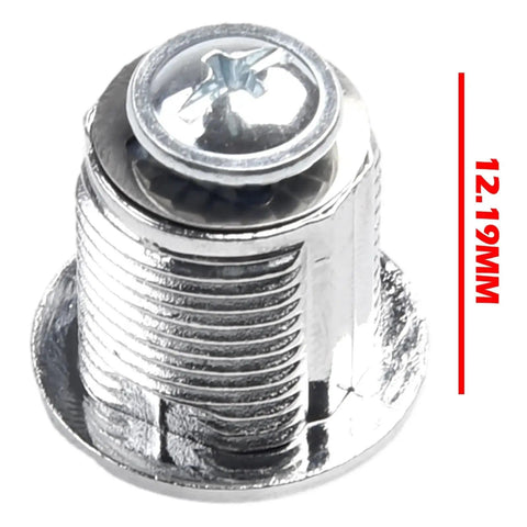 Close-up of Beefy Heavy Duty Cam Lock Set with 16 or 30mm zinc alloy cylinder
