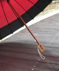 Top Shelf Wooden Replacement Umbrella Handle For Folding Parasols And Sun Canopies With Heavy Duty 13 To 14 Millimeter Shaft Grip and dang comfy feel for daily rain gear, featuring natural wood finish.